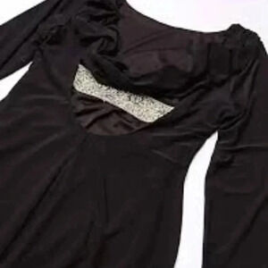 Marina Woman's Gown with Beaded Crystal Cuff  B4‎